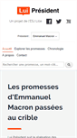 Mobile Screenshot of luipresident.fr