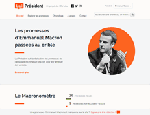 Tablet Screenshot of luipresident.fr